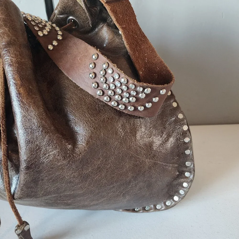 Vintage Large Leather Hobo "EUC" - Picture 16 of 16